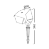 BRY-SPOTLUX-GU10-GRY-PLS-IP65-LED SPIKE LIGHT – Bild 4