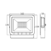 BRY-FLOOD-SD-30W-GRY-3000K-IP65-LED FLOODLIGHT – Bild 5