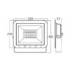 BRY-FLOOD-SD-150W-GRY-6500K-IP65-LED FLOODLIGHT – Bild 5