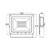 BRY-FLOOD-SD-200W-GRY-6500K-IP65-LED FLOODLIGHT – Bild 5