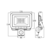 BRY-FLOOD-SC-20W-GRY-6500K-SNS-IP54-LED FLOODLIGHT – Bild 6