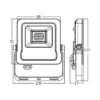 BRY-FLOOD-SL-10W-GRY-3000K-IP65-LED FLOODLIGHT – Bild 6