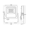 BRY-FLOOD-SL-30W-GRY-6500K-IP65-LED FLOODLIGHT – Bild 6