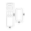 BRY-RMT-RGBW CONTROLLER 12/24VDC-5CHN – Bild 3