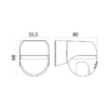 BRY-MS03-180-MAX 800W-IP44-MOTION SENSOR – Bild 7