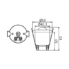 BRY-MS04-360-MAX 800W-IP20-MOTION SENSOR – Bild 6