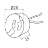 BRY-GU10-15CM -LAMPHOLDER – Bild 3