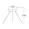 BRY- PENDANT KIT-BLADE-SR-400/500-WHT – Bild 3