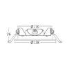 BRY-SMD-CRP-6W-RND-DIM-4INC-WHT-4000K-LED PANEL – Bild 5