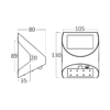 BRY-SOLARIS-W1-WHT-3W-6500K-IP54-SOLAR WALL LIGHT – Bild 6