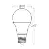BRY-ADVANCE-18W-E27-A80-6500K-LED BULB – Bild 3