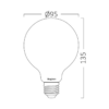 BRY-ADVANCE-7W-E27-G95-SFT-3000K-BULB – Bild 3