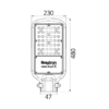 BRY-ST83-100W-GRY-4000K-IP66-LED STREET LIGHT – Bild 5