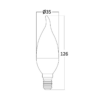 BRY-ADVANCE-5W-E14-C37T-6500K-LED BULB – Bild 4