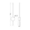 BRY-TINY-WL700-16W-BLC-3000K-WALL LIGHT – Bild 3