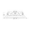 BRY-SMD-CRP-12W-RND-DIM-8INC-BLC-3IN1-LED PANEL – Bild 5